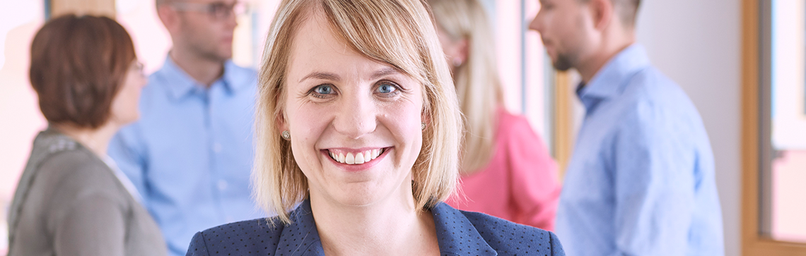 Foto einer Mitarbeiterin des KVS