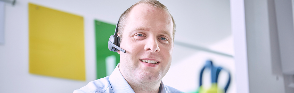 Foto eines Mitarbeiters des KVS